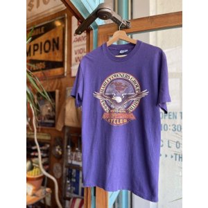 画像: 1992 HARLEY DAVIDSON  VTG T-SHIRT PURPLE M