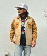 画像: THE GOOD TWO TONE L/S COTTON SHIRT TAN