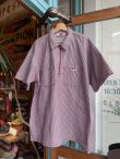 画像1: BEN DAVIS HALF ZIP WORK SHIRT HICKORY XL