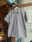 画像1: BEN DAVIS HALF ZIP WORK SHIRT HICKORY M