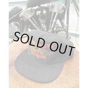 画像: SIXHELMETS “LIVE TO RIDE RIDE TO R LIVE” CORDUROY CAP BLACK×RED