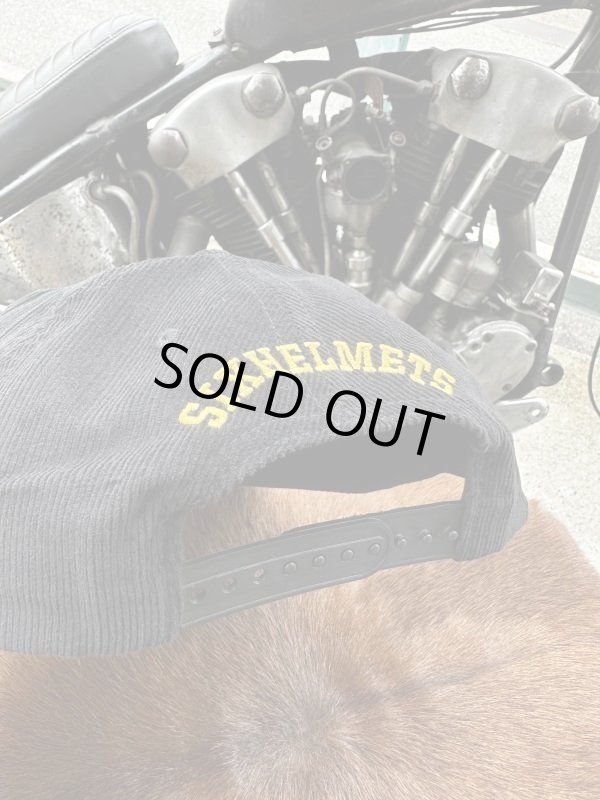 画像2: SIXHELMETS “LIVE TO RIDE RIDE TO R LIVE” CORDUROY CAP BLACK×RED