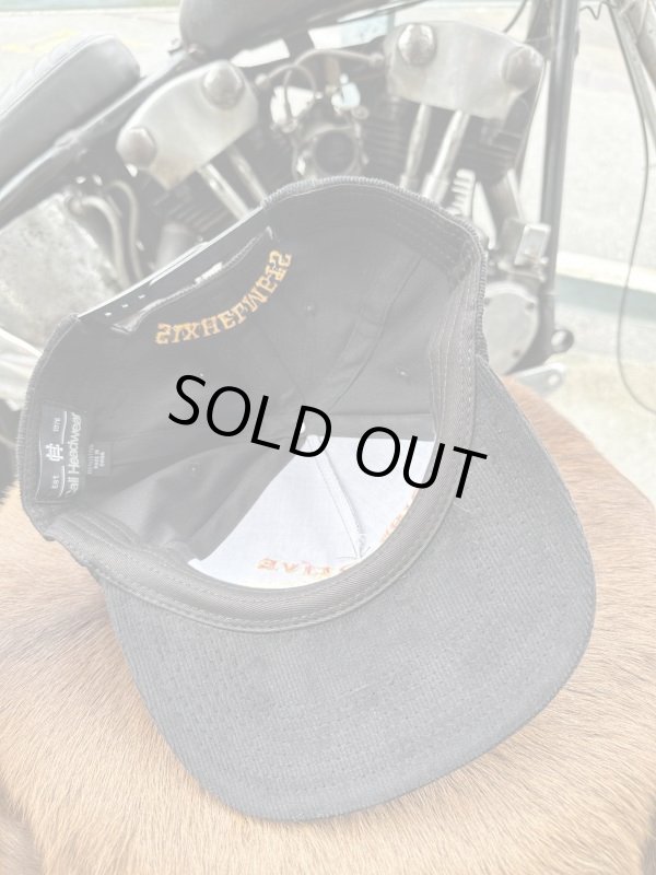 画像3: SIXHELMETS “LIVE TO RIDE RIDE TO R LIVE” CORDUROY CAP BLACK×RED