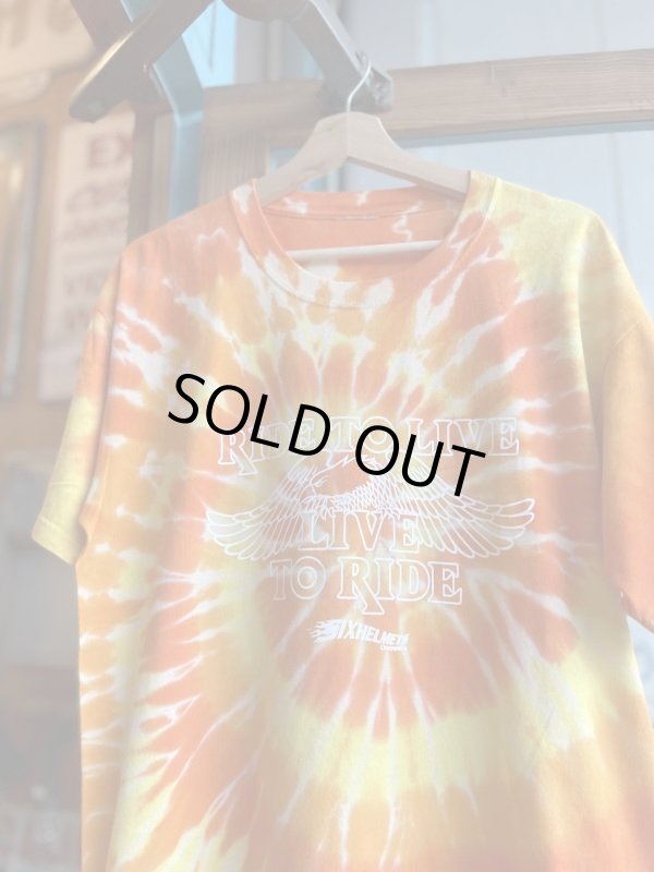 画像2: SIXHELMETS  LIVE TO RIDE RIDE TO LIVE TIE DYE T-SHIRT 