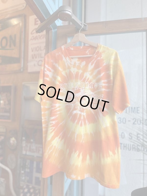 画像1: SIXHELMETS  LIVE TO RIDE RIDE TO LIVE TIE DYE T-SHIRT 