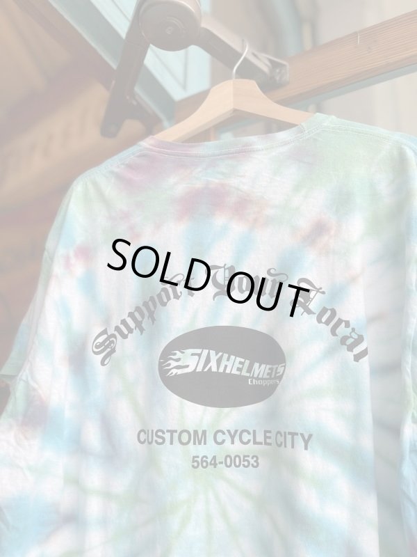 画像4: SIXHELMETS  LIVE TO RIDE RIDE TO LIVE TIE DYE T-SHIRT 2XL