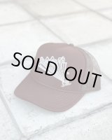 画像: SIXHELMETS CHOPPERS MESH CAP DRAWN BY HOODOO MAN BROWN