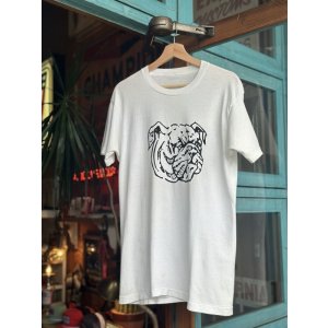 画像: VINTAGE 80-90s BULLDOG FACE T-SHIRT L