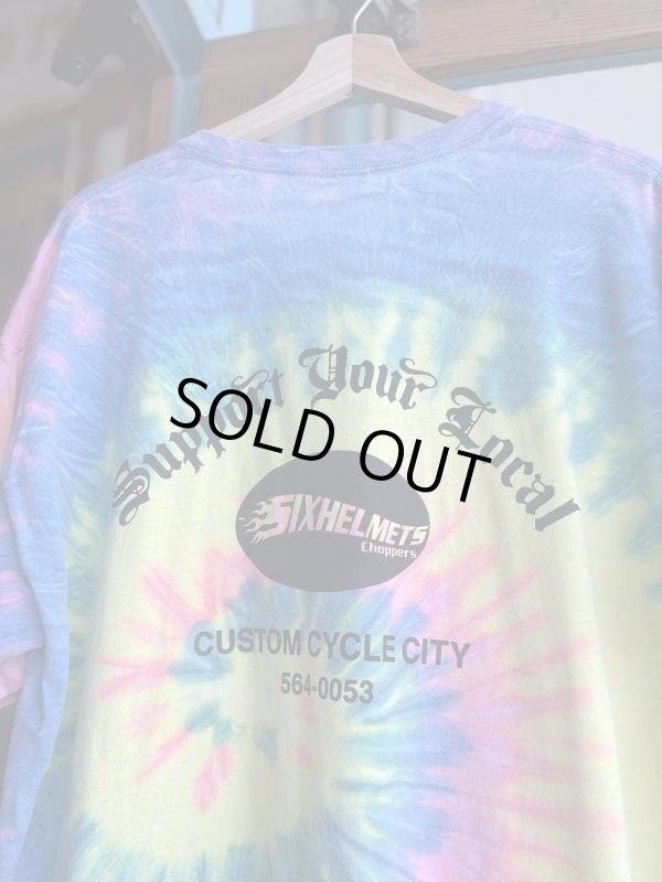 画像4: SIXHELMETS  LIVE TO RIDE RIDE TO LIVE TIE DYE T-SHIRT XL