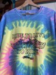 画像2: SIXHELMETS  LIVE TO RIDE RIDE TO LIVE TIE DYE T-SHIRT XL