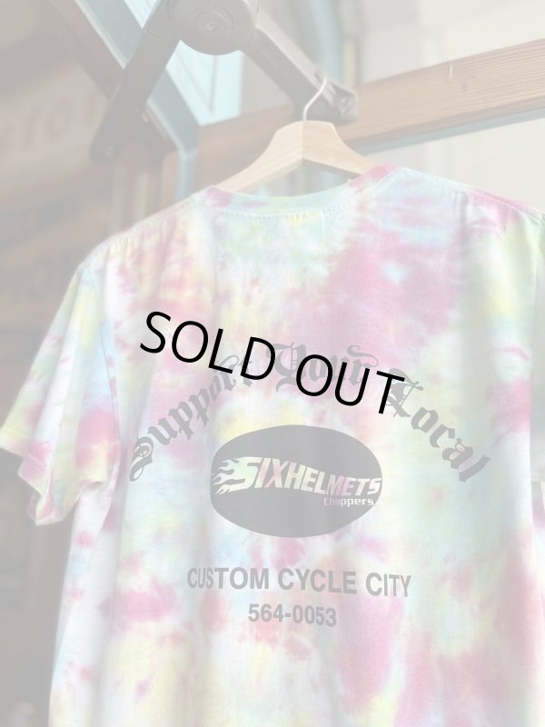 画像4: SIXHELMETS  LIVE TO RIDE RIDE TO LIVE TIE DYE T-SHIRT S