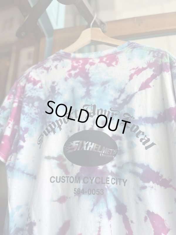 画像4: SIXHELMETS  LIVE TO RIDE RIDE TO LIVE TIE DYE POCKET T-SHIRT M