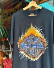 画像3: 90s HARLEY DAVIDSON FLAME BAR&SHIELD LOGO T-SHIRT M