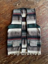 画像: VINTAGE 60-70s MEXICAN RUG CUSTOMISED VEST (1)