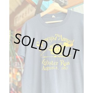 画像: VINTAGE 1987 STONEY'S 7TH ANNUAL LOBSTER RUN T-SHIRT XL