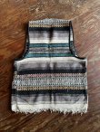 画像2: VINTAGE 60-70s MEXICAN RUG CUSTOMISED VEST (13)