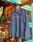 画像1: NOS 70s CHAMPION SPARK PLUGS OFFICIAL DENIM JACKET M