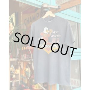 画像: VINTAGE 80s HARLEY DAVIDSON“DON'T MESS WITH U.S” BAR&SHIELD LOGO T-SHIRT L