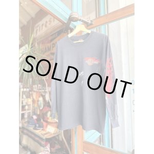 画像: 90s HARLEY DAVIDSON L/S FLAME SLEEVE T-SHIRT M