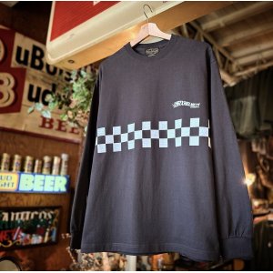 画像: SIXHELMETS CHOPPERS CHECKER LINE L/S T-SHIRT SUMI