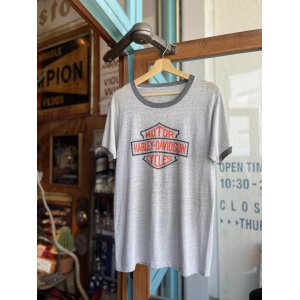 画像: VINTAGE 80s HARLEY DAVIDSON BAR&SHIELD KEYSTONE RINGER T-SHIRT 