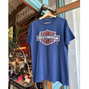 画像: 80s HARLEY DAVIDSON BAR&SHIELD POOLE'S T-SHIRT L