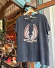 画像1: VINTAGE 70s HARLEY DAVIDSON SKULL WING “RIDE TO LIVE LIVE TO RIDE” T-SHIRT XL