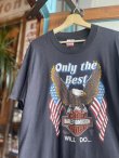 画像4: VINTAGE 1987 HARLEY DAVIDSON EAGLE LOGO ONLY THE BEST OFFICIAL T-SHIRT L