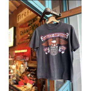 画像: VINTAGE 80s HARLEY DAVIDSON CHICAGO T-SHIRT M