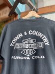 画像5: VINTAGE 80s HARLEY DAVIDSON EAGLE LOGO TOWN&COUNTRY T-SHIRT L