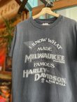 画像4: VINTAGE 80s I KNOW WHAT MADE FAMOUS HARELY DAVIDSON BRUNSWICK OFFICIAL T-SHIRT BLACK XL