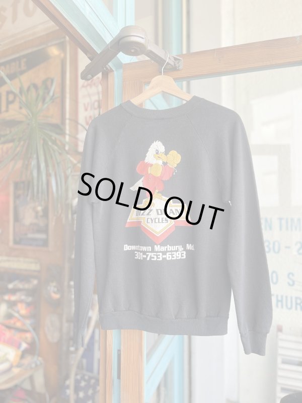 画像2: 80s DIZZ DEAN CYCLES MOTORCYCLE SWEATSHIRT M