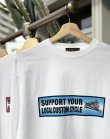 画像5: SIXHELMETS CHOPPERS “SUPPORT YOUR LOCAL CUSTOM CYCLE” L/S T-SHIRT WHITE×SAXE