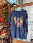 画像2: HARLEY DAVIDSON WING LOGO LONG SLEEVE T-SHIRT NAVY