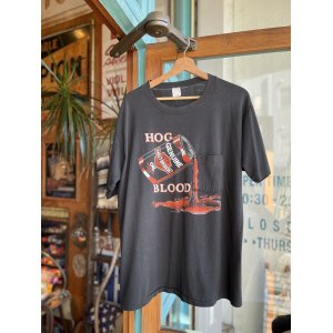 画像: VINTAGE 80s HARLEY DAVIDSON HOG BLOOD T-SHIRT XL