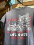 画像6: VINTAGE 80s HARLEY DAVIDSON SKULL LOGO HOG BROS T-SHIRT M