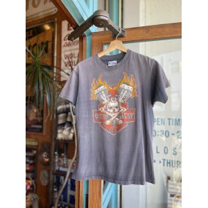 画像: VINTAGE 80s HARLEY DAVIDSON SKULL LOGO HOG BROS T-SHIRT M