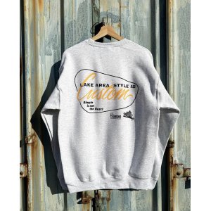 画像: HAMANS CUSTOM×SIXHELMETS CHOPPERS “LAKE AREA STYLE IS CUSTOM” SWEATSHIRT GRAY