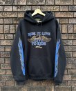 画像1: SIXHELMETS CHOPPERS “RIDE TO LIVE LIVE TO RIDE” HOODIE BLACK