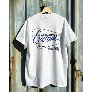 画像: HAMANS CUSTOM×SIXHELMETS CHOPPERS “LAKE AREA STYLE IS CUSTOM” T-SHIRT WHITE