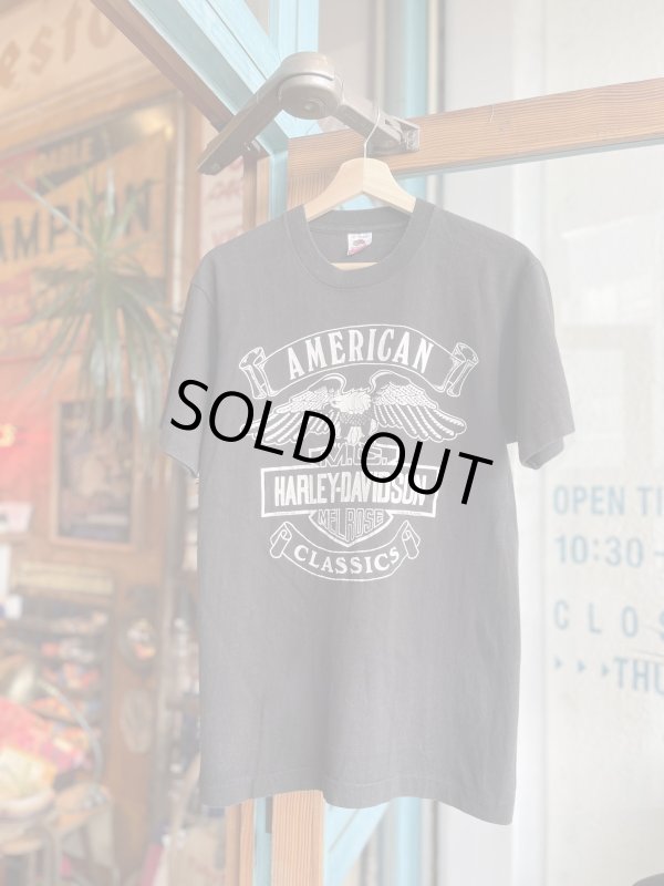 画像1: 90s HARLEY DAVIDSON AMERICAN CLASSICS EAGLE LOGO  T-SHIRT M