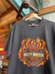 画像4: 1999 HARLEY DAVIDSON BAR&SHIELD  FLAMES T-SHIRT L