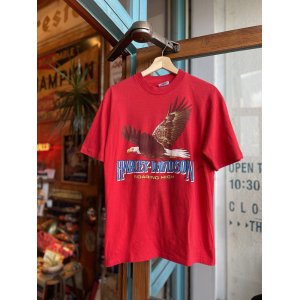 画像: VINTAGE 1989 HARLEY DAVIDSON SOARING HIGH WING LOGO T-SHIRT L