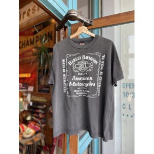 画像: 90s HARLEY DAVIDSON JACK DANIELS  PARODY T-SHIRT L