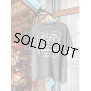 画像: 90s HARLEY DAVIDSON JACK DANIELS  PARODY T-SHIRT L