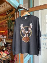 画像: VINTAGE 1983 HARLEY DAVIDSON BAR&SHIELD EAGLE LOGO LONG SLEEVE T-SHIRT L