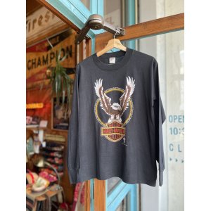 画像: VINTAGE 1983 HARLEY DAVIDSON BAR&SHIELD EAGLE LOGO LONG SLEEVE T-SHIRT L