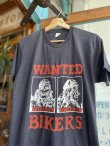 画像4: VINTAGE 70s WANTED BIKERS SKULL T-SHIRT 