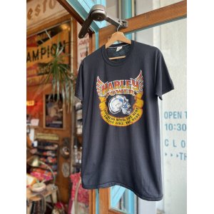 画像: VINTAGE 70s HARLEY DAVIDSON HARLEY POWER SKULL T-SHIRT L