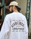 画像3: SIXHELMETS CHOPPERS L/S T-SHIRT DRAWN BY POTS DESIGN WHITE